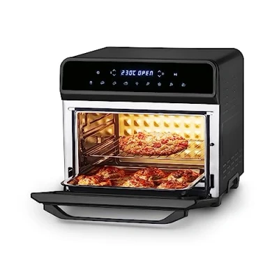 Afbeelding van Ufesa Magnum Heteluchtfriteuse van 23L, Dubbele Verwarmingselementen, Energiezuinig, 8 Programma&#039;s, Spit, 1800W, Digitale Bediening, Temperatuur 230ºC, 6 Inbegrepen Accessoires, Metalen Behuizing