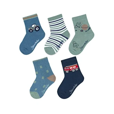 Afbeelding van Sterntaler Sokken 5 pack jongens medium blauw