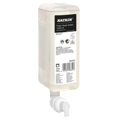 Afbeelding van Handzeep Katrin Green Foam 1liter 86450