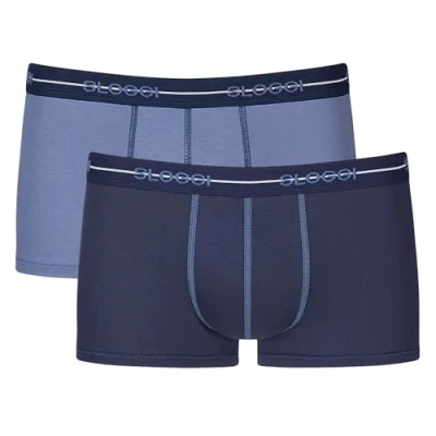 Afbeelding van Sloggi Herenslips 2P For Men Start Hip Blauw/Blauw katoen X Large Heren