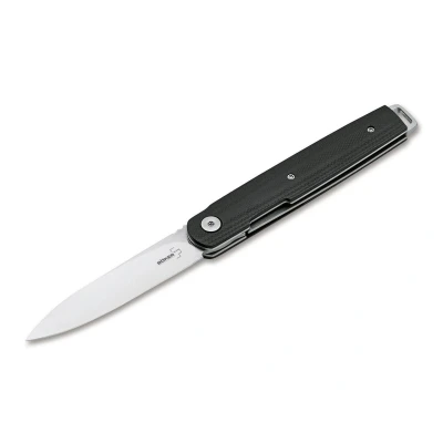 Afbeelding van Böker Plus® LRF G10 EDC mes met greepschalen Gentleman zakmes clip Linerlock 7 cm VG10 lemmet