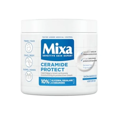 Afbeelding van Ceramide Protect hydraterende gezichts , hand en lichaamscrème 400ml