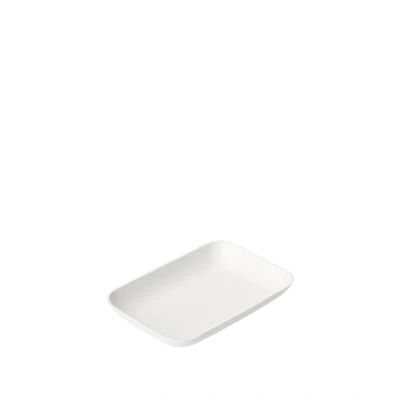 Afbeelding van BIO Bord Suikerriet Rechthoekig 120x80mm Wit Bagastro
