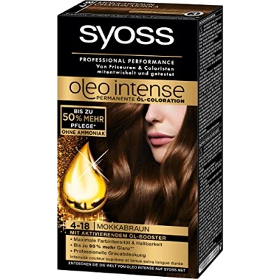 Afbeelding van Syoss Oleo Intense Coloration 4 18 Mokkabruin, verpakking van 3 (3 x 115 ml)