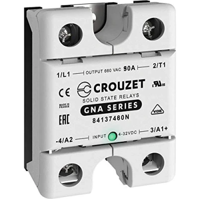 Afbeelding van Crouzet Halfgeleiderrelais 84137480N 90 A Schakelspanning (max.): 660 V/AC Schakelend bij overbelasting 1 stuk(s)