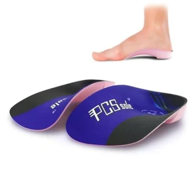 Afbeelding van PCSsole 3/4 inlegzolen Orthopedische voor platte voeten, fasciitis plantaris hielspoor en voetproblemen, mannen vrouwen (S:EU (35 37))