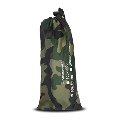 Afbeelding van Keenso RainTent Waterdichte Camping Shelter Tentzeil Outdoor Portable Lichtgewicht Regenbestendige Mat (3 x 2 9 m) Extreme Sport Bâche Militaire Imperméable