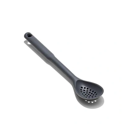 Afbeelding van Opscheplepel OXO Good Grips Met Gaatjes Siliconen Grijs