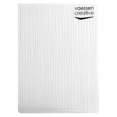 Afbeelding van Vaessen Creative Embossingmap, lijnen 14,5x10,8x0,5 cm, 1 eenheid, voor verjaardag, geboorte, kerstkaarten en papierambachten