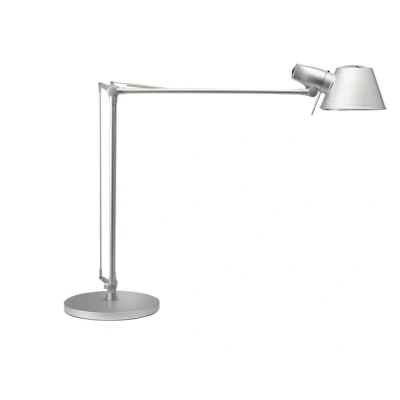 Afbeelding van Bureaulamp MAUL Rock LED voet zilvergrijs