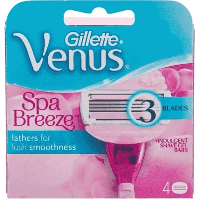 Afbeelding van Gillette Venus Spa Breeze Scheermesjes 4 Stuks