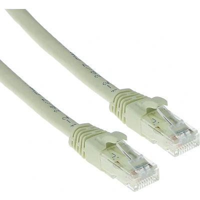 Afbeelding van ACT IS8452 U/UTP CAT6 Patchkabel Snagless Ivoor 25 cm