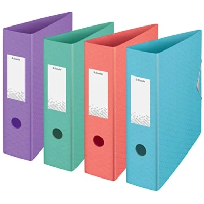 Afbeelding van Esselte Ordner Colour&#039;breeze, Ft A4, Uit Polyfoam, Rug Van 7,5 Cm, Assorti