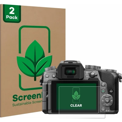 Afbeelding van ScreenLeaf Screenprotector voor Panasonic Lumix DMC G70 Duurzame schermbescherming Folie Beschermfolie transparant (2 Stuks)