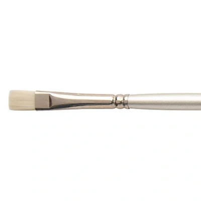 Afbeelding van Winsor &amp; Newton 5524008 Artisan synthetisch penseel met kenmerken van varkenshaar, robuust en duurzaam, perfect voor stroperige olieverf Plat penseel, kort Nr. 8,