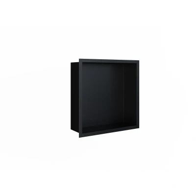 Afbeelding van LoooX Box Inbouwnis 30X30X7cm Met Flens Mat Zwart