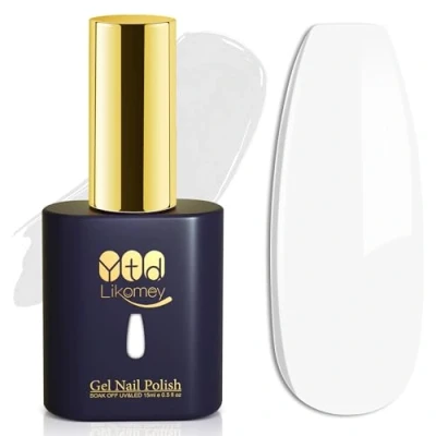 Afbeelding van YTD Likomey UV Gel Nagellak,15ml Wit Hoge Kleurweergave Salon Manicure Polish