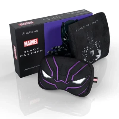 Afbeelding van noblechairs Memory Foam Kissen Set Black Panther Edition