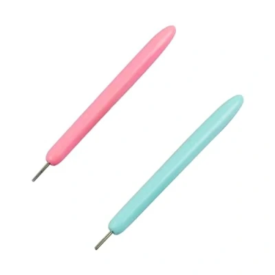 Afbeelding van Lmyzcbzl Papieren Quiltgereedschap, 2 Stuks Origami Rolling Pen, Curling Quilting Naald Papier Quilling Gereedschap, Sleufgereedschap, Doe het zelf Handarbeid Pen
