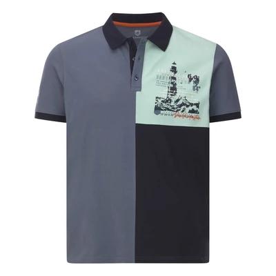 Afbeelding van Jan Vanderstorm Arsdal Poloshirt, Heren, Maat: Large, Blau