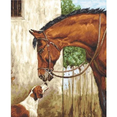 Afbeelding van Luca S Hunter and Foxhound borduren (pakket)