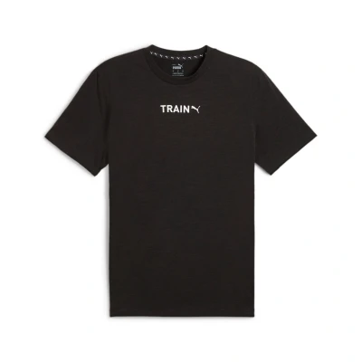 Afbeelding van Puma MENS Train Graphic TEE Tshirt print, Heren, Maat: Large, Black