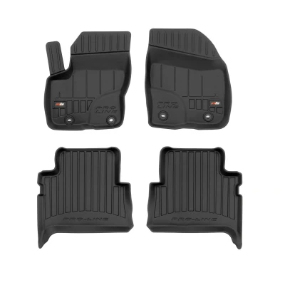 Afbeelding van FROGUM proLine 3D 3D409231 Vloermatset Rubber voor en achter 4 Zwart Op maat gemaakt