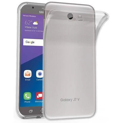 Afbeelding van Cadorabo Hoesje geschikt voor Samsung Galaxy J7 2017 US Version in VOLLEDIG TRANSPARANT Beschermhoes Cover gemaakt van