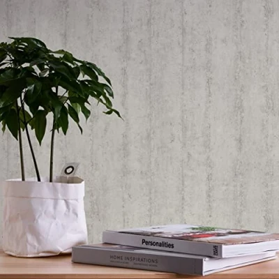 Afbeelding van BETONLOOK STREPEN BEHANG Industrieel beige grijs A.S. Création BETON &quot;Concrete &amp; More