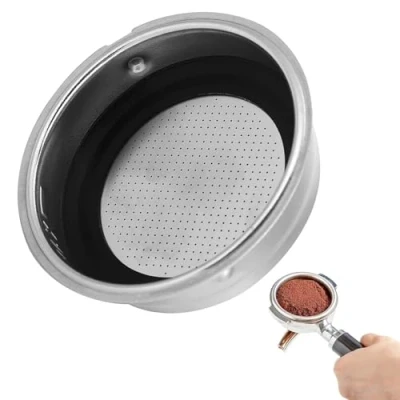 Afbeelding van Herbruikbare koffiefilter, roestvrijstalen koffiefiltermand Meshfilter Esspesso koffiemachine vervangende accessoires(#1)