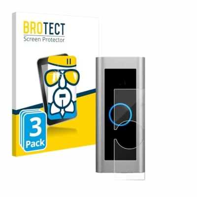 Afbeelding van BROTECT Screenprotector voor Ring Video Doorbell Pro 2 Folie Beschermfolie Beschermglas transparant (3 Stuks)