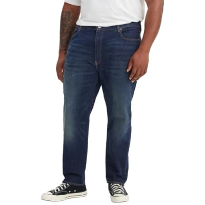 Afbeelding van Levi&#039;s Big and Tall tapered fit jeans 502 Plus Size blauw