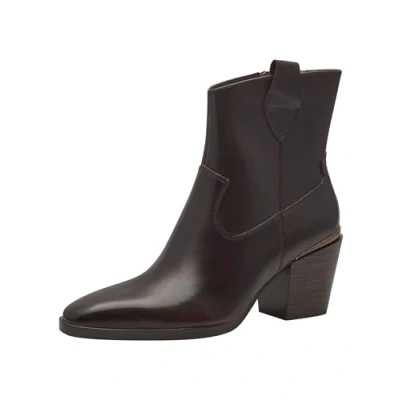 Afbeelding van Marco Tozzi Dames Bootie Zip+Slip 2 25088 43 Modelaarzen, mokka, 38 EU, EU