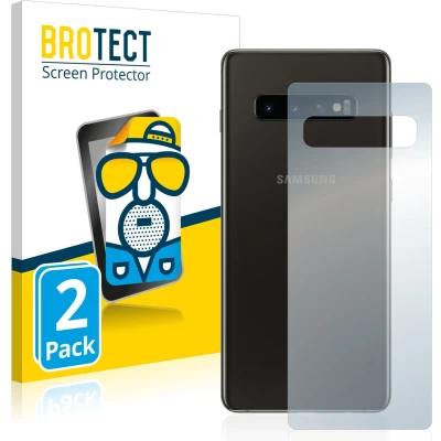Afbeelding van BROTECT Screenprotector voor Samsung Galaxy S10 (Achterkant) Folie Beschermfolie matte (2 Stuks)