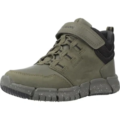 Afbeelding van Geox J Flexyper Boy B ABX, kinderlaarzen, Dk Groen Zwart, 39 EU