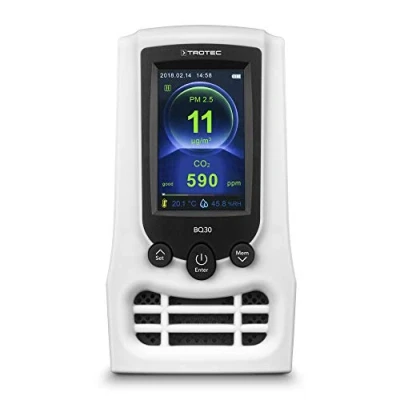 Afbeelding van TROTEC CO2 luchtkwaliteitsmonitor en deeltjesmeetapparaat BQ30