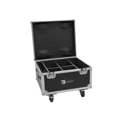 Afbeelding van Roadinger Flightcase 4x AKKU IP PAR 7 QCL WDMX with charging function