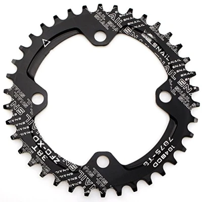 Afbeelding van CYSKY 38T Smalle Brede Kettingblad 104 BCD Fiets Enkele met 9 10 11 Speed voor Racefiets Mountainbike BMX MTB (38T)