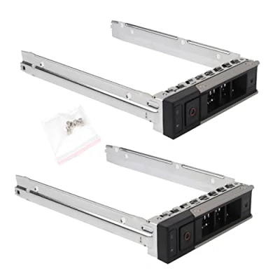 Afbeelding van Heretom 2 Pack 3,5 inch LFF SAS/SATA Hot Swap Harde Schijf Lade HDD Caddy X7K8W Y796F 0X7K8W 0Y796F Voor Dell Gen14 PowerEdge Server R240 R340 R440 R540 R740xd R940 R66 415 R. 7415 R7425 +4 schroeven