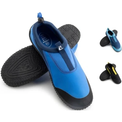 Afbeelding van Cressi Coco Shoes Aquashoes Unisex ontworpen voor watersport en comfortabel wandelen in vochtige omgevingen, zee strand, blauw/donkerblauw, 38 EU/6 UK
