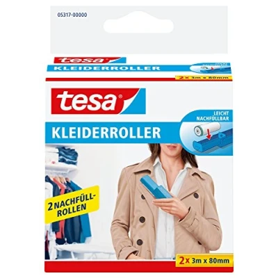 Afbeelding van tesa Kleerroller navulverpakking, 2 x 3 m 80 mm