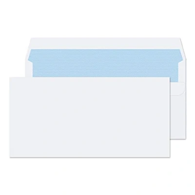 Afbeelding van Blake TS 130137 DL puur dagelijks zelfafdichtingsenvelop, 100gsm, 110mm x 220mm, wit, 500 stuks