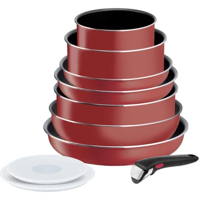 Afbeelding van TEFAL INGENIO 10 delige pannenset, Antiaanbaklaag, Koekenpan, Braadpan, Made in France L1529402