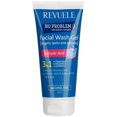 Afbeelding van REVUELE NO PROBLEM Washing Gel Anti Acne &amp; Pimples With Salicylic Acid,