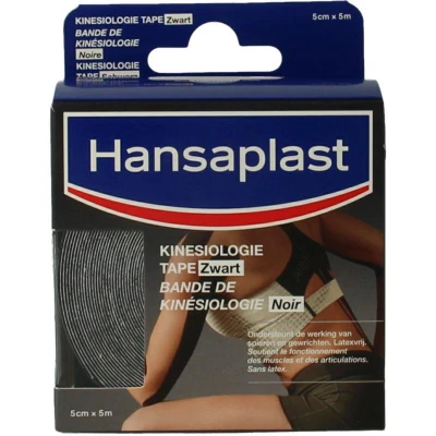 Afbeelding van Hansaplast Kinesio Tape Zwart 1st