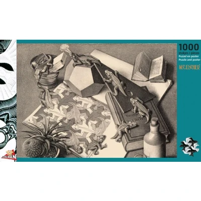 Afbeelding van Reptielen M.C. Escher Puzzel 1000 Stukjes
