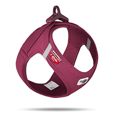Afbeelding van CURLI VEST HARNESS CLASP AIR MESH RUBY XS