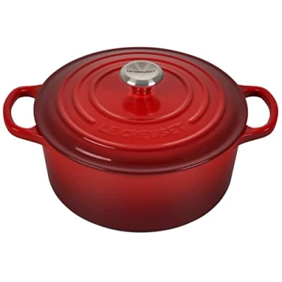 Afbeelding van Braadpan Le Creuset Signature Kersenrood 22 cm