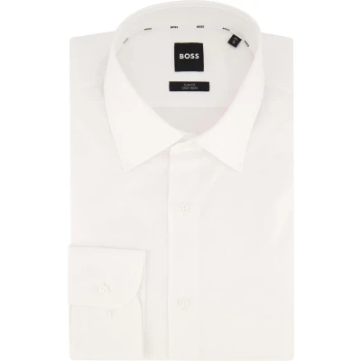 Afbeelding van Hugo Boss Overhemd wit effen