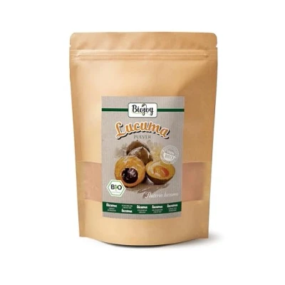 Afbeelding van Biojoy BIO Lucumapoeder (500 g), zonder toevoegingen (Pouteria lucuma)